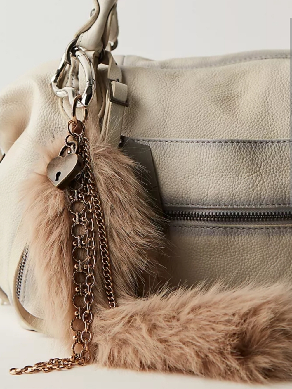 Free People Real Fur Bag Charm